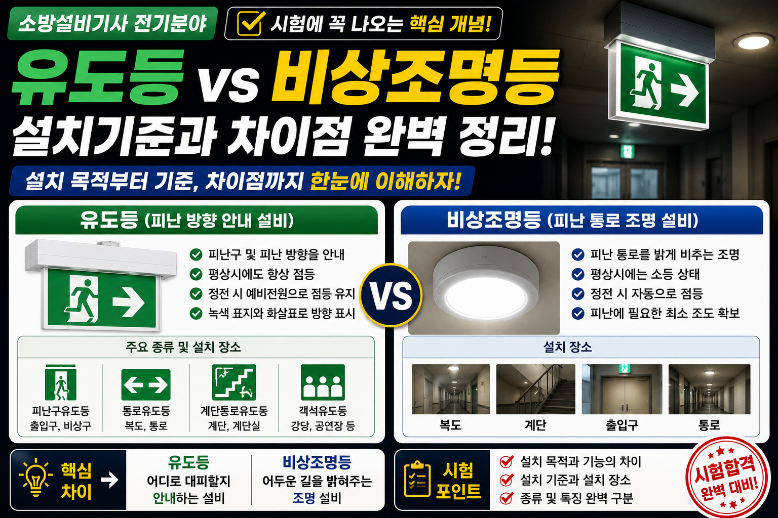 유도등, 비상조명등 썸네일
